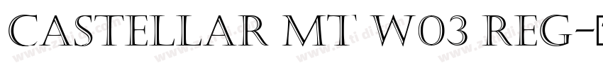 Castellar MT W03 Reg字体转换